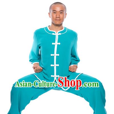 Chinese Traditional Kung Fu Martial Arts Practice and Competition Costume Wing Chun Apparel Taiji Tai Chi Uniform for Adults Children Women Girls