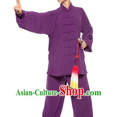 Chinese Traditional Kung Fu Martial Arts Practice and Competition Costume Wing Chun Apparel Taiji Tai Chi Uniform for Adults Children Women Girls