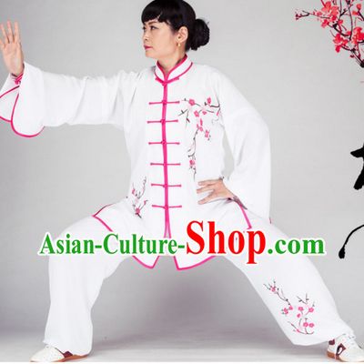 Chinese Asian Mandarin Kung Fu Martial Arts Practice and Competition Costume Wing Chun Apparel Taiji Tai Chi Uniform for Adults Children Men Women Boys Girls