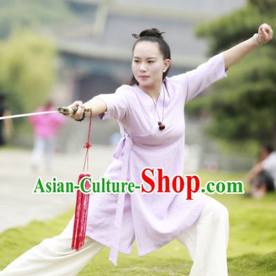 Top Wudang Tai Ji Master Taoist Uniform Taiji Tai Chi Uniforms for Adults Children Men Women Boys Girls