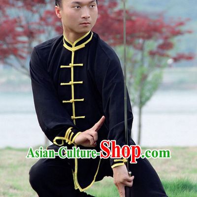 Top Wudang Tai Ji Master Taoist Uniform Taiji Tai Chi Uniforms for Adults Children Men Women Boys Girls