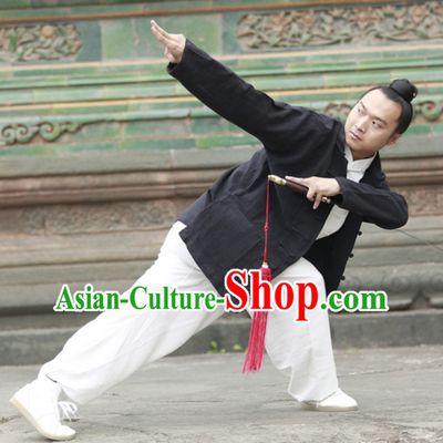 Top Wudang Tai Ji Master Taoist Pants Uniform Taiji Tai Chi Uniforms for Adults Children Men Women Boys Girls