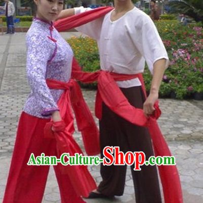 Chinese Classical Drum Player Costumes for Men and Women