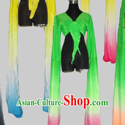 Color Changing Chinese Classical Water Sleeve Dance Costumes for Women Adults Kids