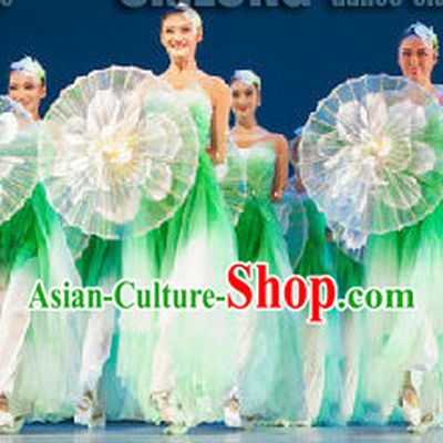 Chinese Folk Jasmine Flower Umbrella