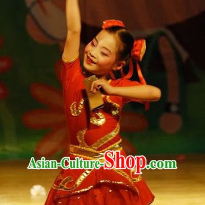 Professional Chinese New Year Dance Costume for Women Girls Adults Kids