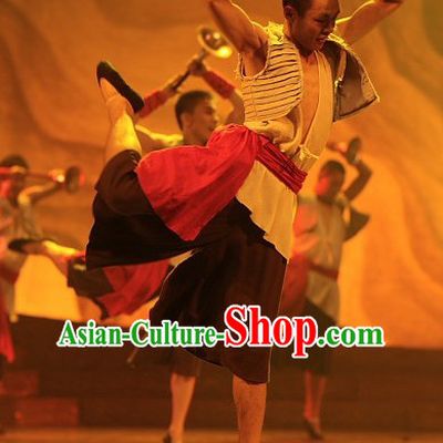 Chinese Classical Folk Dance Costumes for Men