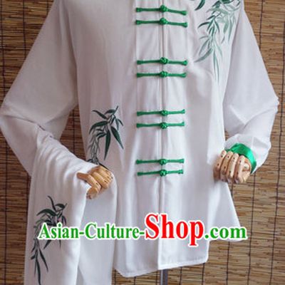 Top Embroidered Mandarin Tai Chi Taiji Martial Arts Competition Uniforms Dresses Suits Outfits