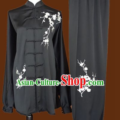 Top Embroidered Mandarin Tai Chi Taiji Kung Fu Martial Arts Competition Uniform Dresses Suits Outfits for Adults