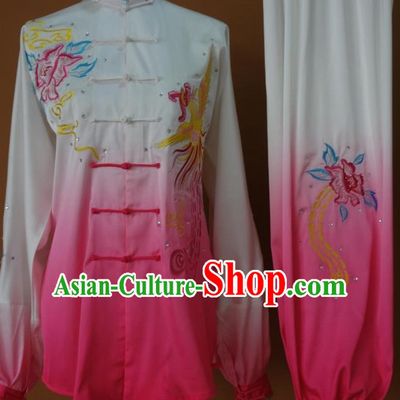 Top Embroidered Mandarin Tai Chi Taiji Kung Fu Martial Arts Competition Uniform Dresses Suits Outfits for Adults