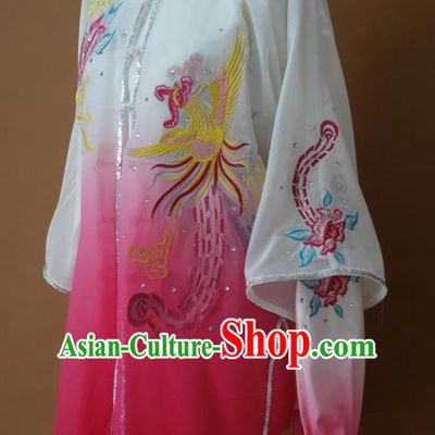 Top Embroidered Mandarin Tai Chi Taiji Kung Fu Martial Arts Competition Uniform Dresses Suits Outfits for Adults