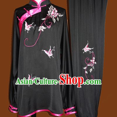 Top Tai Chi Taiji Kung Fu Gongfu Martial Arts Competition Uniforms Dresses Suits Outfits for Adults