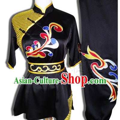 Top Tai Chi Taiji Kung Fu Gongfu Martial Arts Wushu Competition Uniforms Dresses Suits Outfits for Adults and Kids