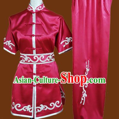 Top Tai Chi Taiji Kung Fu Gongfu Martial Arts Wu Shu Competition Uniforms Dresses Suits Outfits for Adults and Kids