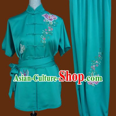 Top Tai Chi Taiji Kung Fu Gongfu Martial Arts Wu Shu Wushu Championship Competition Uniforms Dresses Suits Outfits for Adults and Kids