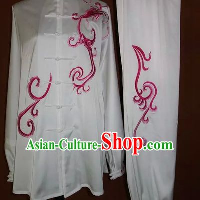 Top Tai Chi Taiji Kung Fu Gongfu Martial Arts Wu Shu Wushu Championship Competition Uniforms Dresses Suits Outfits for Adults and Kids