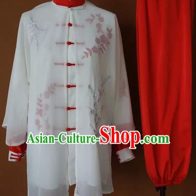 Top Tai Chi Taiji Kung Fu Gongfu Martial Arts Wu Shu Wushu Championship Competition Uniforms Dresses Suits Outfits for Adults and Kids