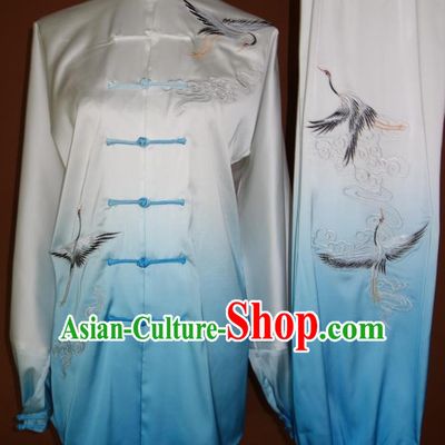 Top Tai Chi Taiji Kung Fu Gongfu Martial Arts Wu Shu Wushu Championship Competition Uniforms Clothes Dresses Suits Outfits for Adults and Kids