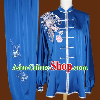 Top Mandarin Tai Chi Taiji Kung Fu Martial Arts Competition Uniform Dresses Suits Outfits for Kids Children Boys Girls