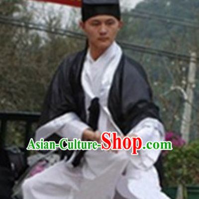 Chinese Folk Taoist Costumes for Men Adults Kids Children