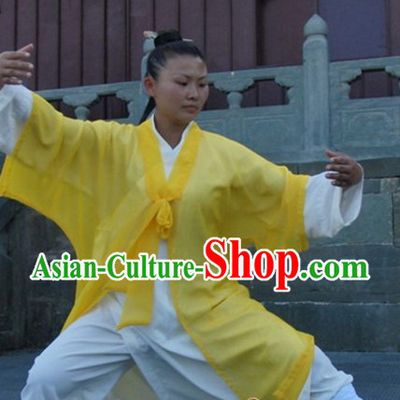 Chinese Folk Taoist Clothes for Men Women Adults Kids Children