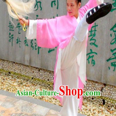 Chinese Folk Taoist Clothes for Men Women Adults Kids Children