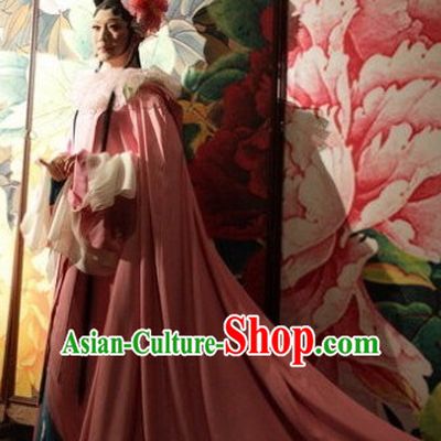 Ancient Chinese Empress Dresswear Costumes and Hair Jewelry Complete Set for Women Girls Adults KIds