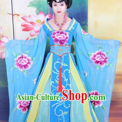 Ancient Chinese Empress Dress Costumes and Hair Jewelry Complete Set for Women Girls Adults KIds