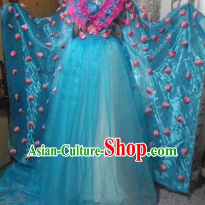 Ancient Chinese Empress Dress and Hair Jewelry Complete Set for Women Girls Adults KIds