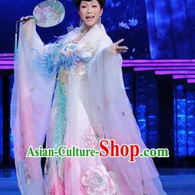Ancient Chinese Tang Dynasty Empress Dresswear and Hair Accessories Complete Set