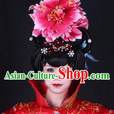 Traditional Chinese Empress Wigs and Hair Jewelry