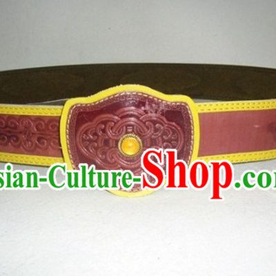 Traditional Chinese Mongolian Feather Belt for Adults Kids