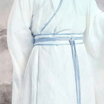 Ancient Chinese Swordsman Knight Costumes and Hair Jewelry Complete Set for Men