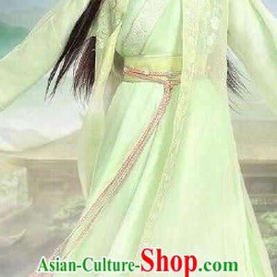 Ancient Chinese Fairy Costumes and Hair Jewelry Complete Set for Women Girls