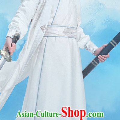 Ancient Swordsmen Costumes and Hair Jewelry Complete Set for Boys Kids Youth Children