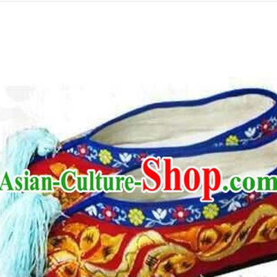 Handmade Ancient Traditional Chinese Handmade Embroidered Shoes China Shoes