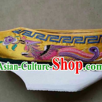 High Heel Handmade Ancient Traditional Chinese Empress Princess Queen Handmade and Embroidered Hanfu Lotus Shoes China Shoes for Women or Girls