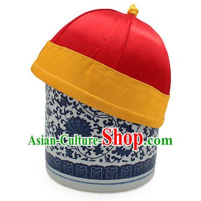 Top Handmade Classica Red Traditional Hat for Men