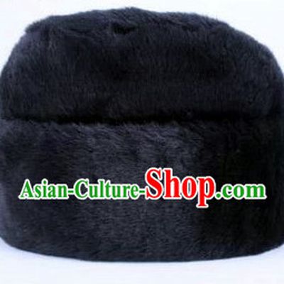 Traditional Chinese Black Hat for Men