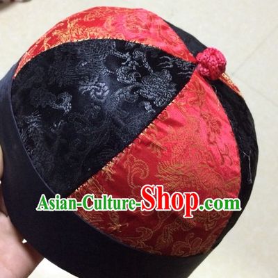 Traditional Chinese Black Hat for Men