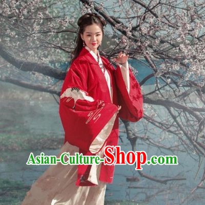 Ancient Chinese Beauty Embroidered Garment for Women