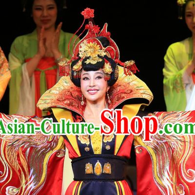 Ancient Chinese Wu Zetian Female Emperor Empress Queen Hair Accessories