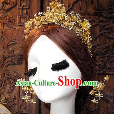 Ancient Chinese Hair Style Accessories Hair Sticks Clips Hair Pin Hair Pieces Combs Ancient Chinese Chopsticks Asian Wedding Bridal Hair Ornaments