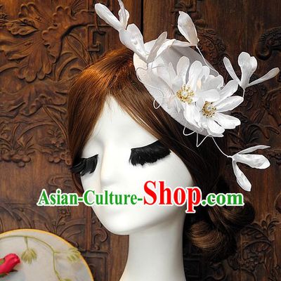 Top Imperial Royal Handmade Flower Decorations Hat for Ladies