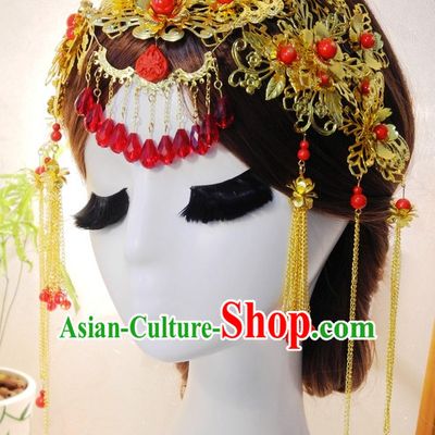 Ancient Chinese Empress Princess Queen Hair Style Accessories Hair Sticks Clips Hair Pin Hair Pieces Combs Ancient Chinese Chopsticks Asian Wedding Bridal Hair Ornaments Crown
