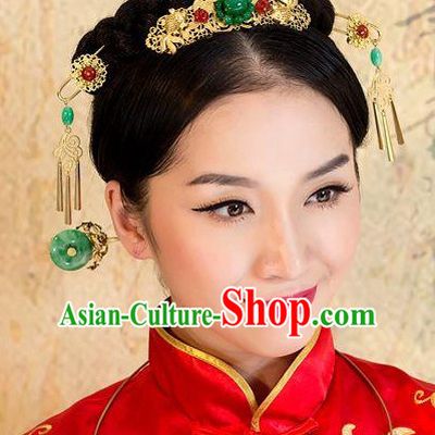 Ancient Chinese Empress Princess Queen Hair Style Accessories Hair Sticks Clips Hair Pin Hair Pieces Combs Ancient Chinese Chopsticks Asian Wedding Bridal Hair Ornaments Crown