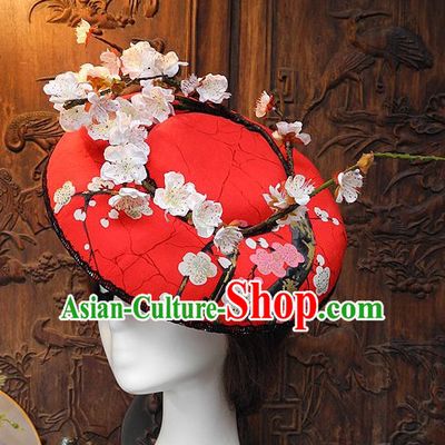 Top Handmade Flower Decoration Hat Dress Hat for Ladies