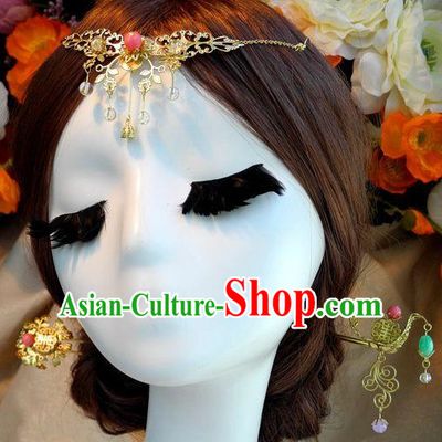 Ancient Chinese Empress Princess Queen Hair Style Accessories Hair Sticks Clips Hair Pin Hair Pieces Combs Ancient Chinese Chopsticks Asian Wedding Bridal Hair Ornaments Crown