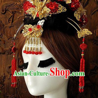 Ancient Chinese Empress Princess Queen Hair Style Accessories Hair Sticks Clips Hair Pin Hair Pieces Combs Ancient Chinese Chopsticks Asian Wedding Bridal Hair Ornaments Crown