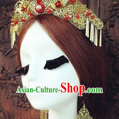 Ancient Chinese Empress Princess Queen Hair Style Accessories Hair Sticks Clips Hair Pin Hair Pieces Combs Ancient Chinese Chopsticks Asian Wedding Bridal Hair Ornaments Crown